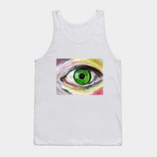 Green Eye Painting Tank Top